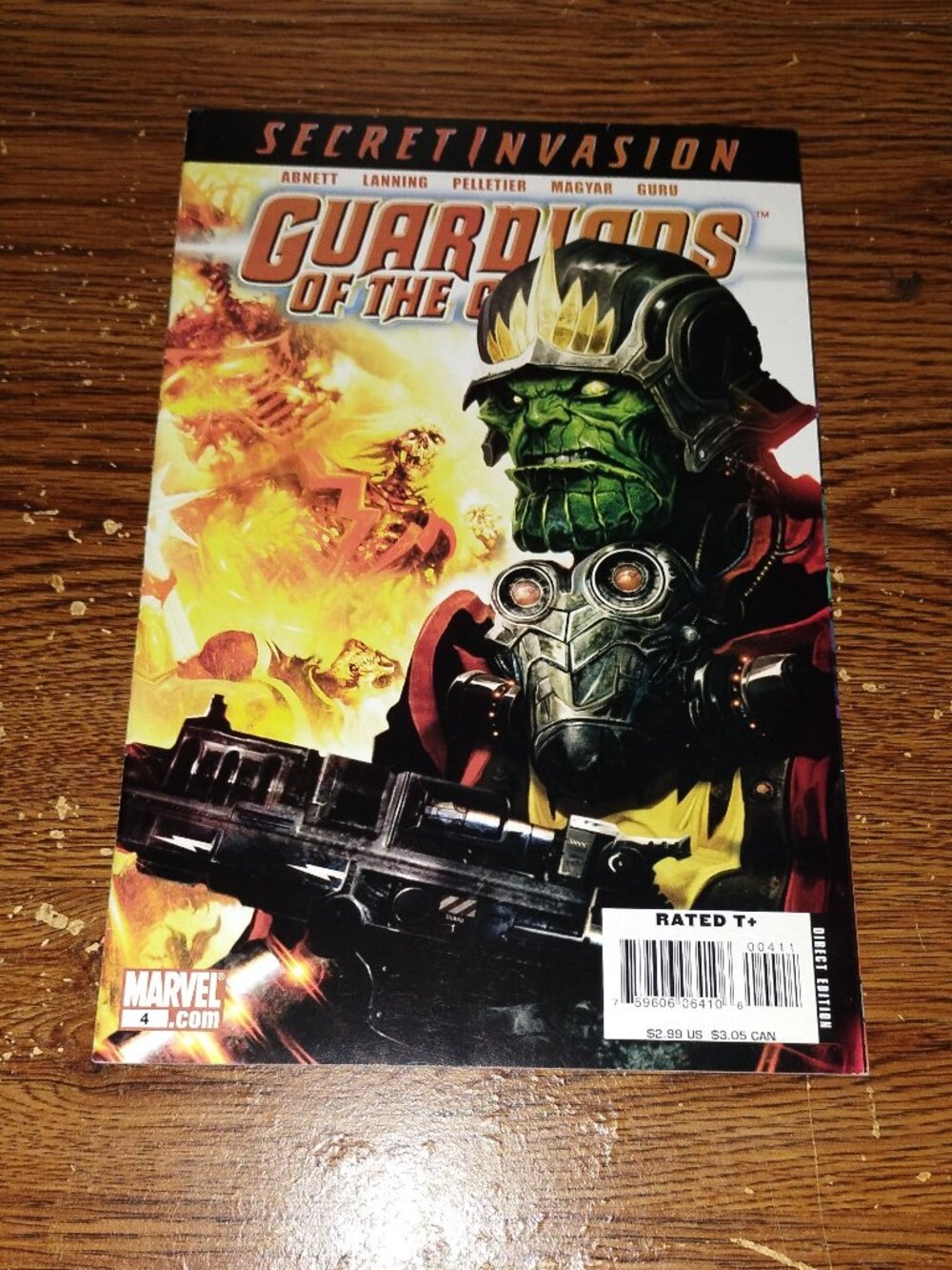 Guardians of the Galaxy #4 (Marvel Comics, 2008) Secret Invasion